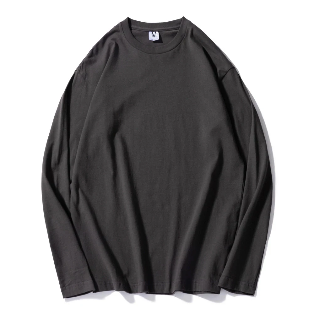 

Мужская хлопковая футболка с коротким рукавом, повседневная однотонная Классическая футболка с круглым вырезом, Новинка лета 2021