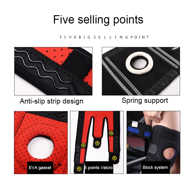 

Full Knee Brace Support Sports Nylon Sleeve Pad Compression Sport Pads Running Basket Elbow Knee Pads