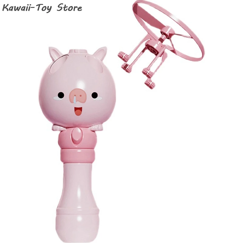 

Bamboo Gragonfly Flying Bubble Machine New Bubble Stick Soaring Bubble Summer Outdoor Lovely Aerocraft Bubble Gun Machine