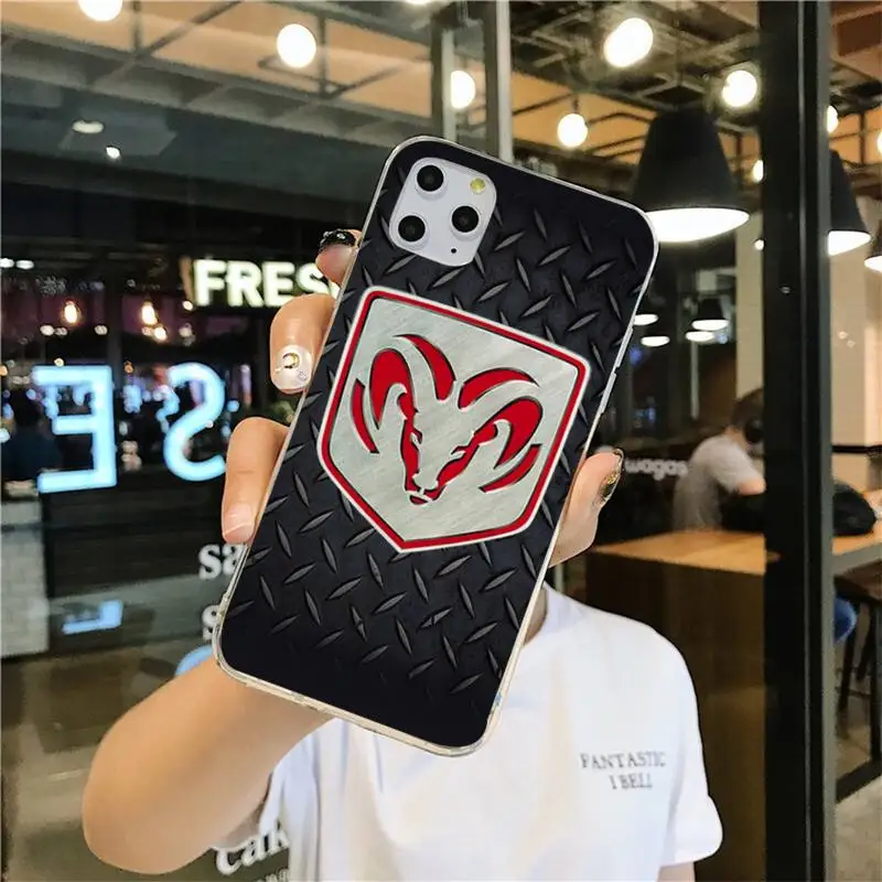 

Dodge Sport Car Logo Phone Case for iphone 12 pro max mini 11 pro XS MAX 8 7 6 6S Plus X 5S SE 2020 XR cover