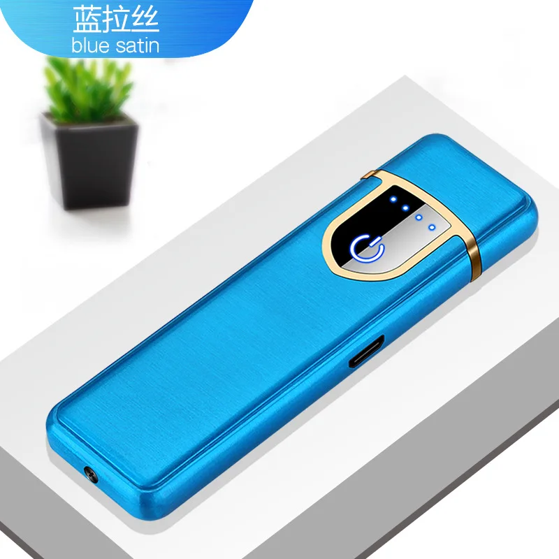 Usb-плазменная Зажигалка-Encendedor сенсорный экран-Сенсор сигарет огнестойкая Turbo