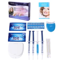 cefda wholesale professional teeth whitening kit 4 gel 2 strips 1 led white tooth bleaching dental hygiene oral care kit