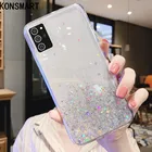 Силиконовый чехол KONSMART для Samsung Galaxy Note 20 Ultra, прозрачный, с блестками и звездами