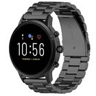 Ремешок из нержавеющей стали 22 мм для Fossil Gen 5 Carlyle HRJulianna HR Bands для Fossil Sport 43 ммQ Explorist HR Gen 4