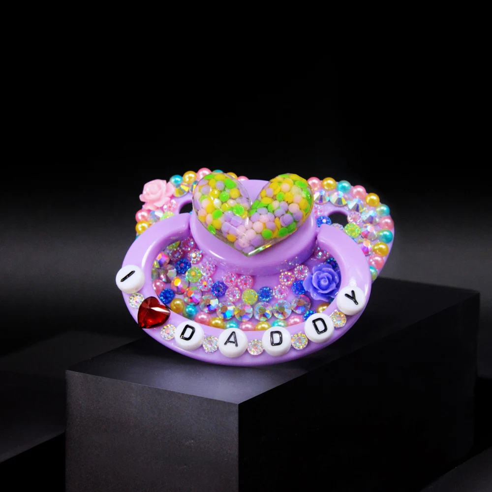 ABDL Adult Size Pacifier 100% Handmake DDLG Shining Cute Pattern Little Space Daddy Dom 3pcs In A Pack | Тематическая одежда и