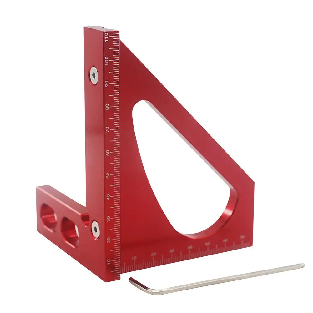 Line Ruler Woodworking Triangle Square Angle Measuring Tool Precision Accurate Tri-square Scriber Saw Guide | Инструменты