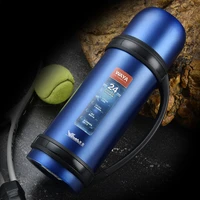 1200ml large capacity outdoor sports thermos cup is made of 304 stainless steel inside and outside to keep you warm water bottle
