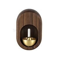 japanese suction door type copper wood wind bell simple refrigerator household copper bell creative gift