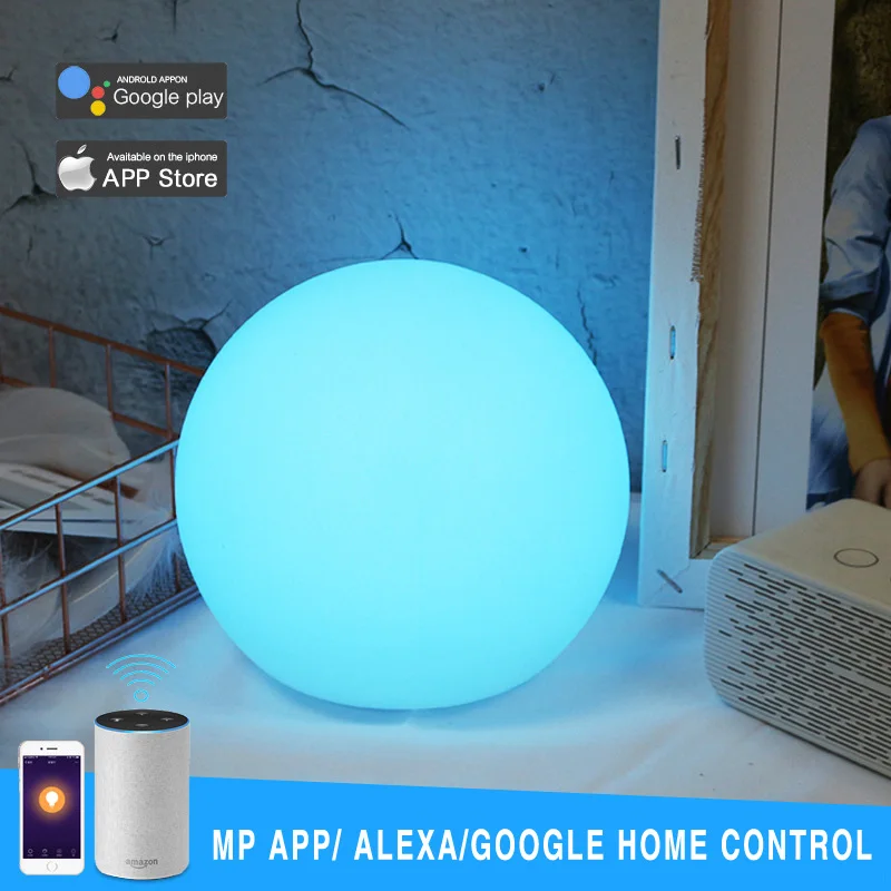 Умная Беспроводная Настольная лампа с регулировкой яркости Wi-Fi и управлением