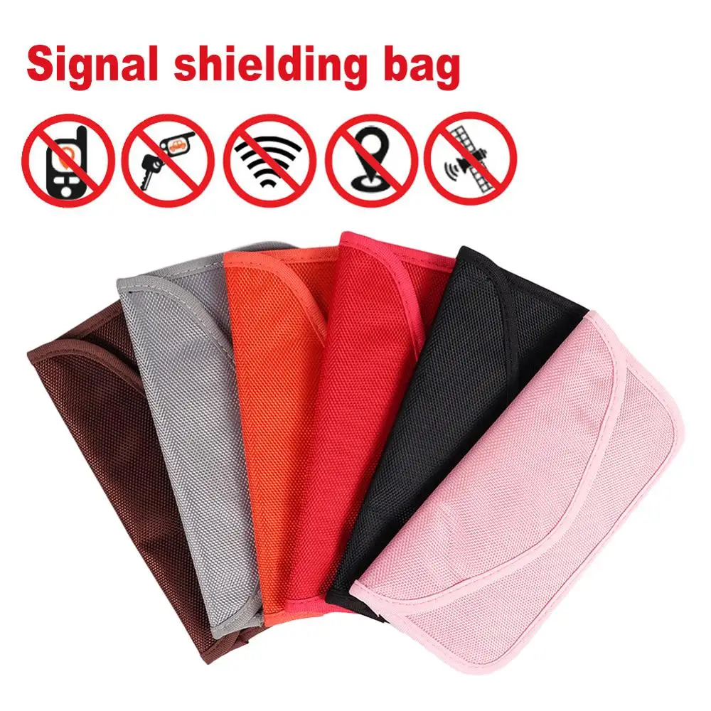 1 шт. автомобильная сумка для ключей автомобиля Fob сигнальный блок Фарадея чехол