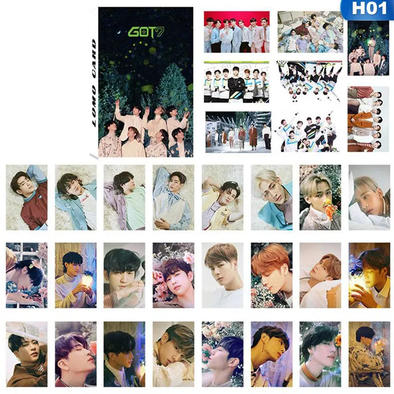 32 шт./компл. глаза на йо ломо карты HD GOT7 альбом фотокарты вентиляторы подарок самодельный бумажный плакат фото карта коллекция канцелярские принадлежности набор