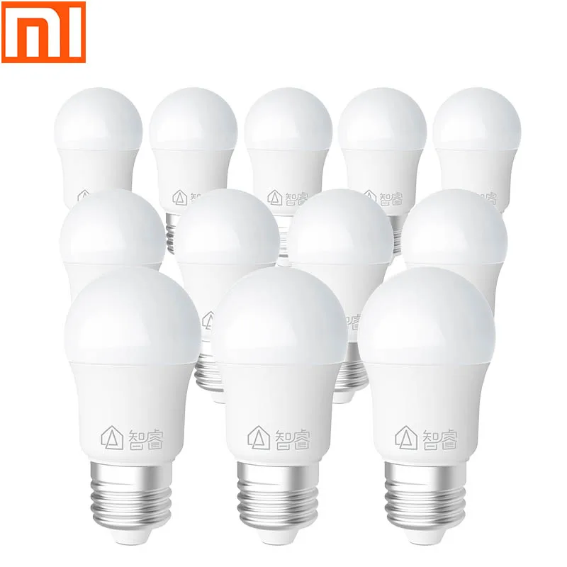 xiaomi Zhirui светодиодный лампы Mijia пользовательские E27 универсальный большой винт 6500k белый свет с низким энергопотреблением спальня настольная лампа