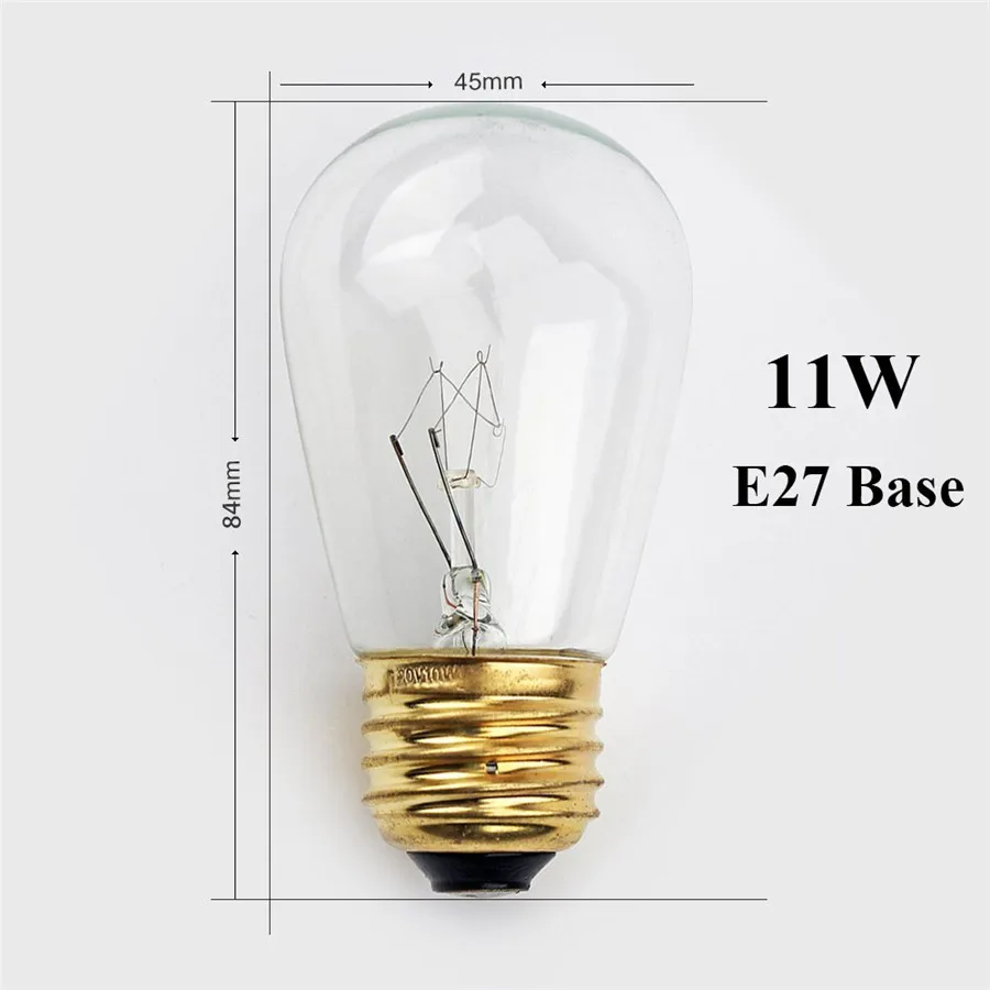 

S14 Outdoor 5/10/15M String Light Commercial Grade Strand Edison Bulbs Hanging Christmas Garland Light For Cafe Patio Bistro