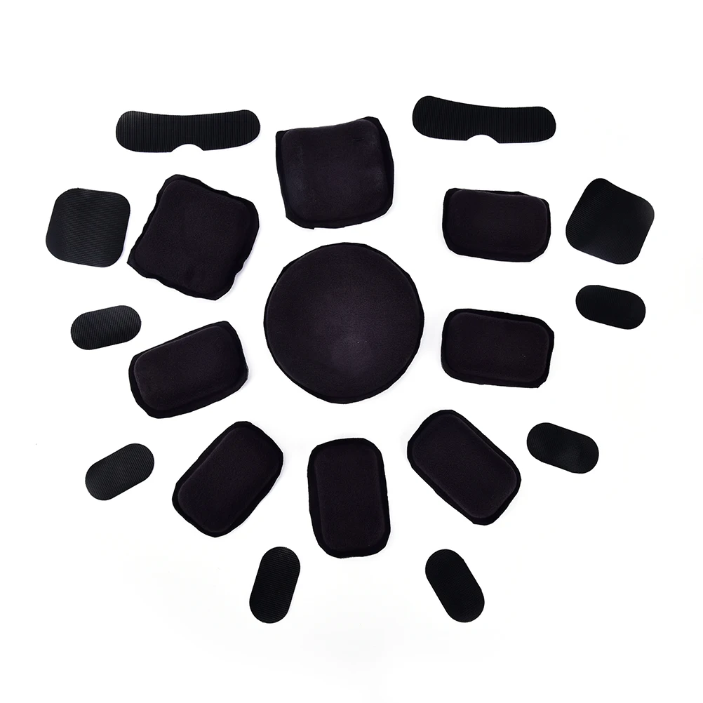 

19Pcs/set Combat Paintball for Airsoft Tactical Military Helmet Pads Hunting Helmet Protective Pad EVA