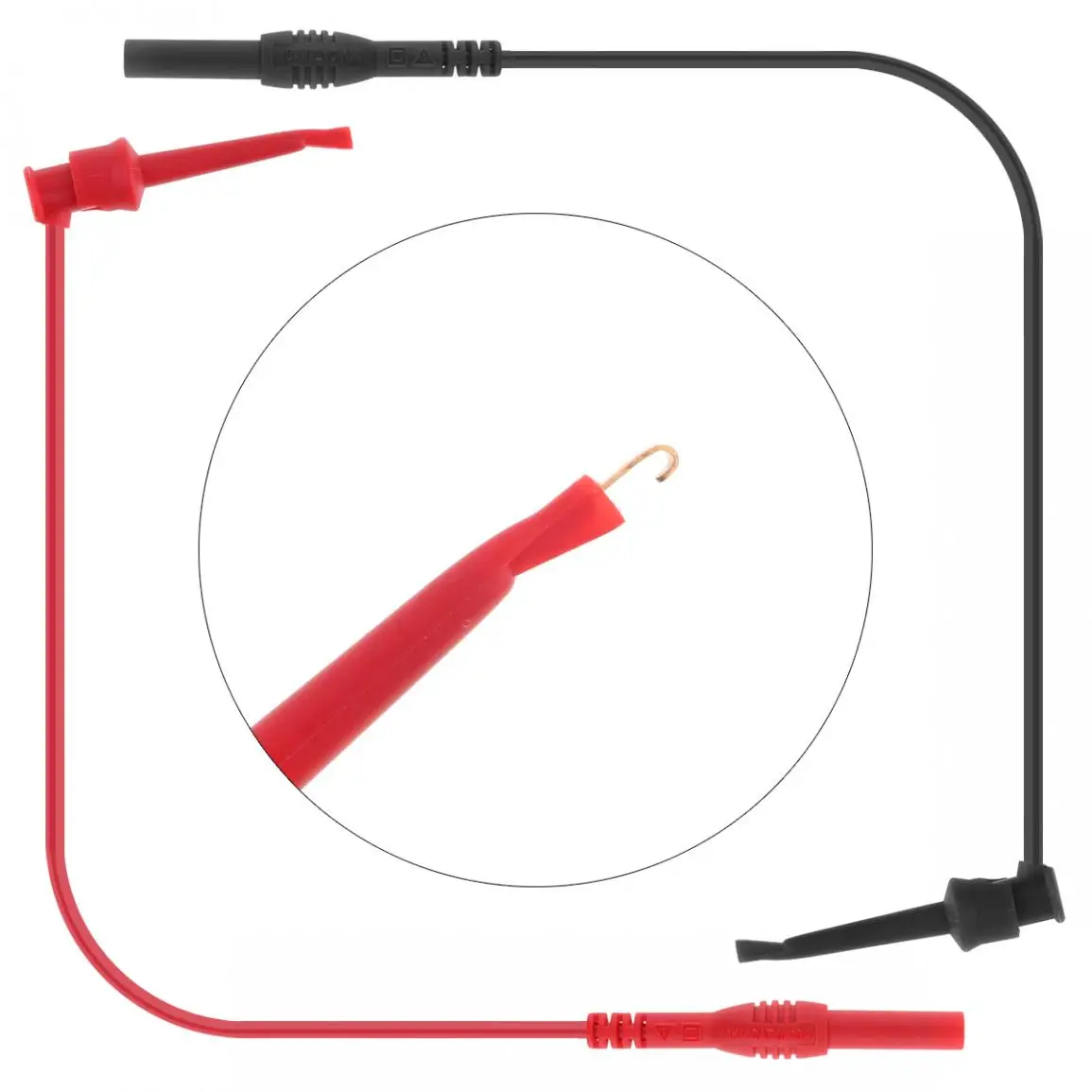 Universal 8in1 PVC 90CM Portable Replaceable Multi-function Multimeter Digital Meter Stick Test Kit Alligator Clips / Probe Hook |