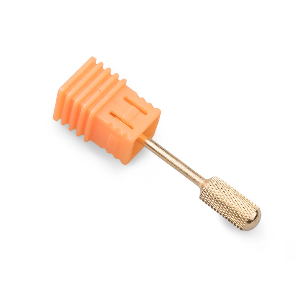 Большая закругленная верхняя насадка поперечная Насадка Золотая из карбида