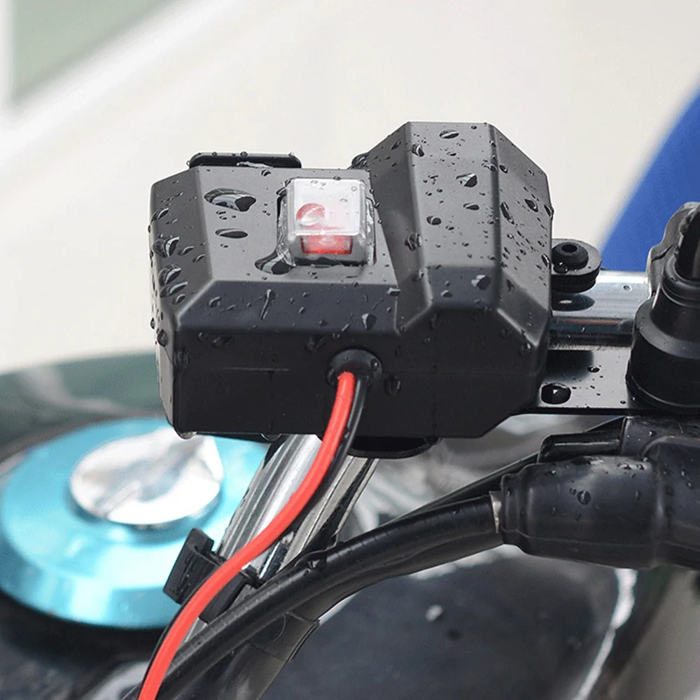 12 v/24 v мотоцикл USB зарядное устройство телефонный разъем прикуривателя двойной