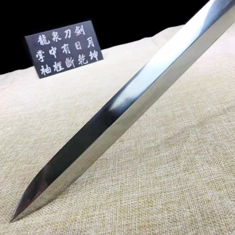 Authentic han Dynasty style Wushu Sword Chinese saber temper folded steel Blade Jian | Дом и сад