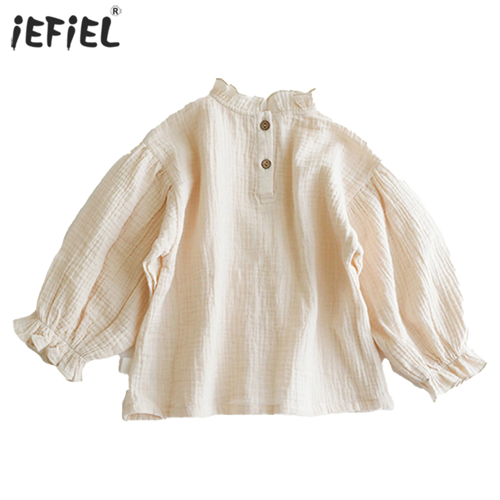 

В винтажном стиле; Детское летнее платье принцессы с оборками и расклешенными рукавами топы с цветочным рисунком, верхняя одежда рубашки дл...