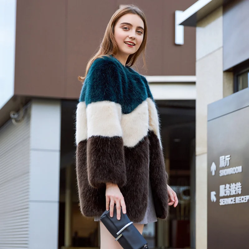 

Женское длинное пальто Boutique из искусственного меха