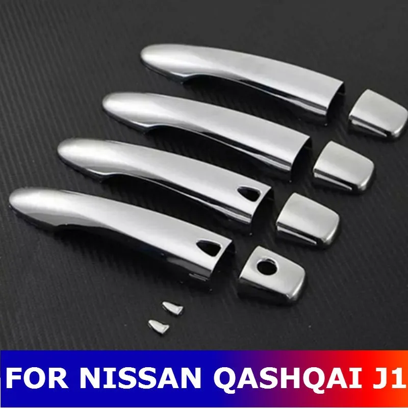 

Хромированная крышка дверной ручки для Nissan Qashqai J11, крышка чашки, отделка, вставка, рамка, смарт-ключ, автомобильный Стайлинг 2014 2015-2020