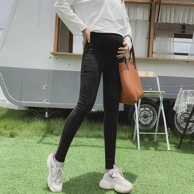 Skinny Jeans Maternity Pants For Pregnant Women Clothes High Waist Abdominal Pants Pregnancy Jeans Stretch Pants Trousers