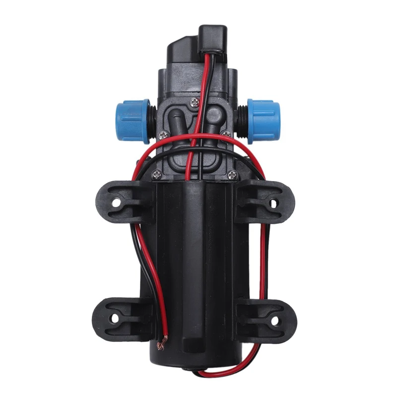 Черный DC 12V 60W мини мембранный Водяной насос высокого давления автоматическое