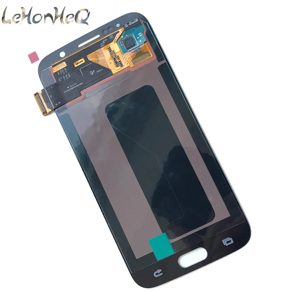 AMOLED ЖК-дисплей с ожогом shadown для samsung Galaxy S6 G920 G920f G920fd кодирующий преобразователь