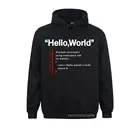 Толстовка Hello World, подарок на день отца, забавный подарок на день рождения для папы, мужчин, мужа, парня, куртки с капюшоном