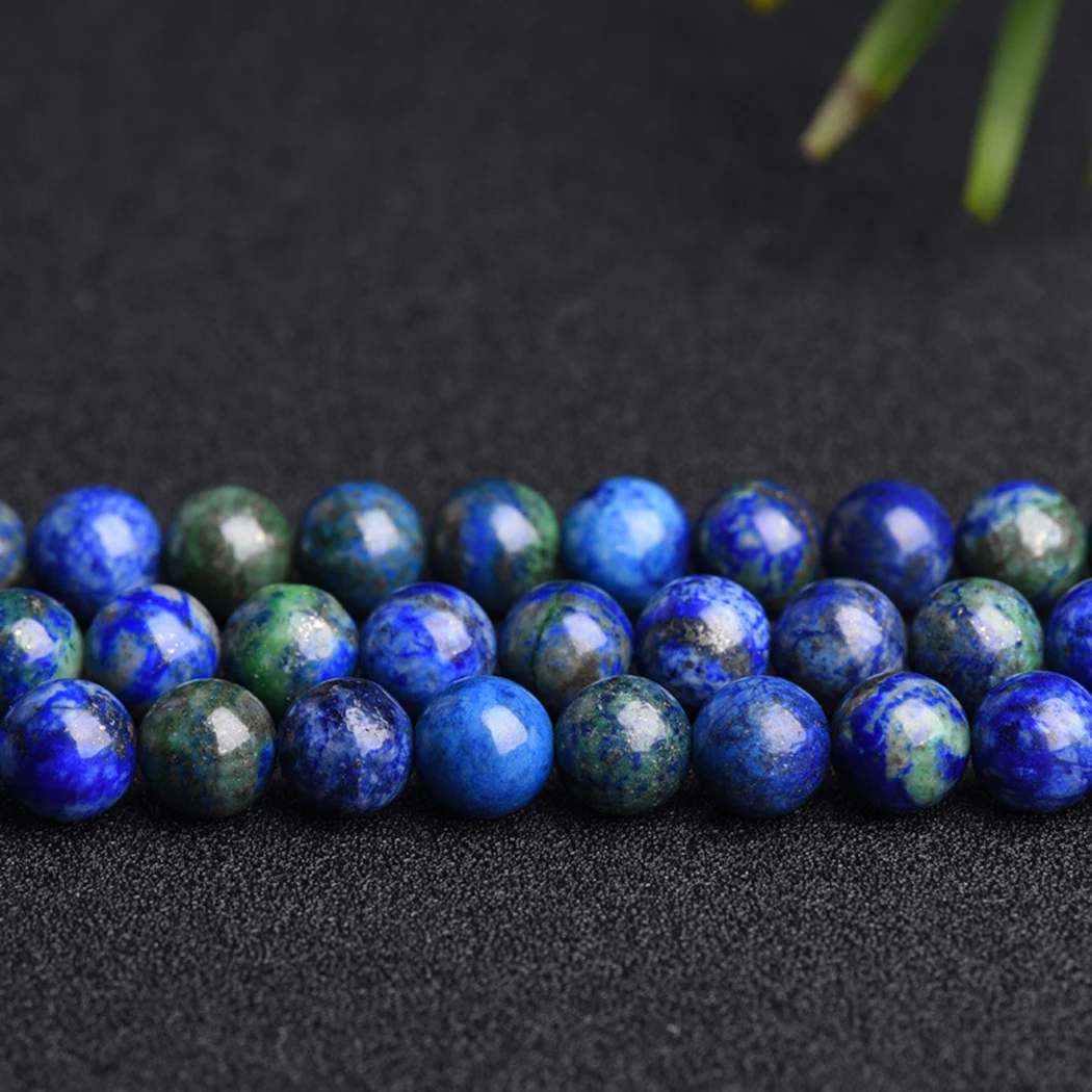 Натуральный хризоколла 4-12 мм круглые бусины из драгоценных камней для