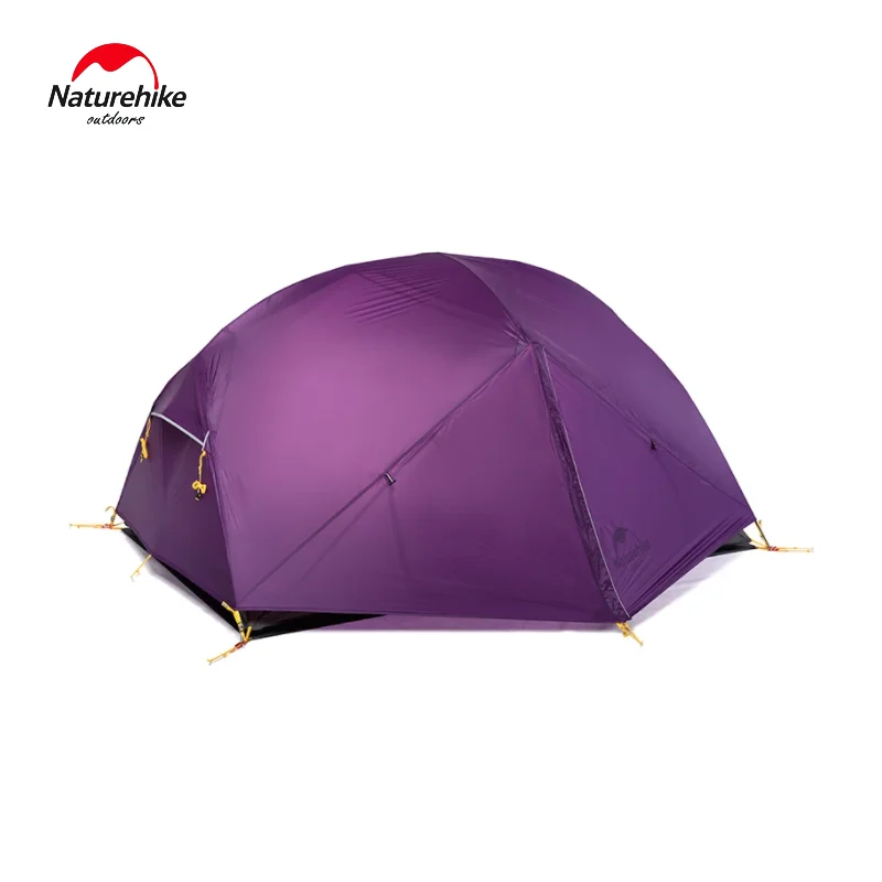 Verkauf Naturehike 3 Saison Mongar Im Freien Camping Zelt 20D Nylon Fabic Silicon Doppel Schicht Wasserdichte Zelt Für 2 Personen NH17T007-M
