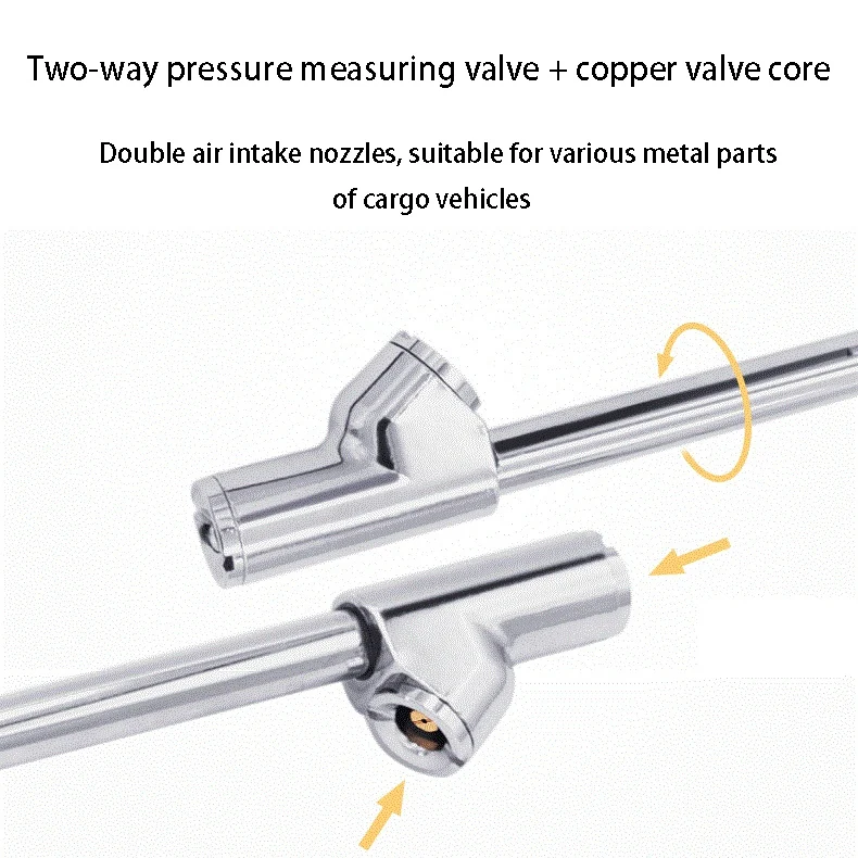 Новый цифровой манометр для шин с двойной головкой 200 PSI сверхмощный грузовых