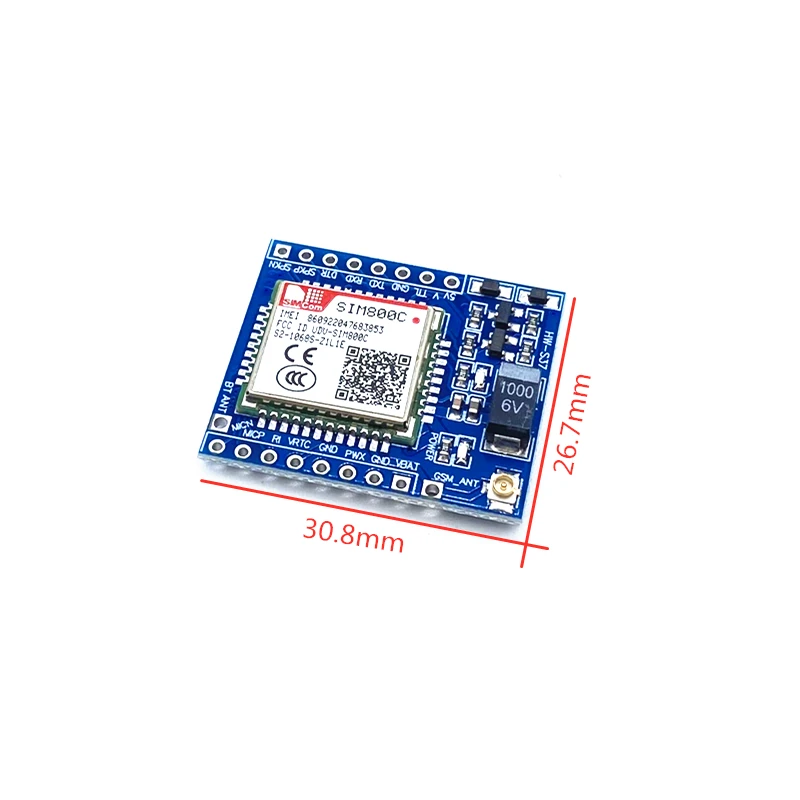 Плата разработки SIM800C GSM GPRS модуль 5 В/3 3 в TTL IPEX с Bluetooth и TTS для Arduino STM32 C51
