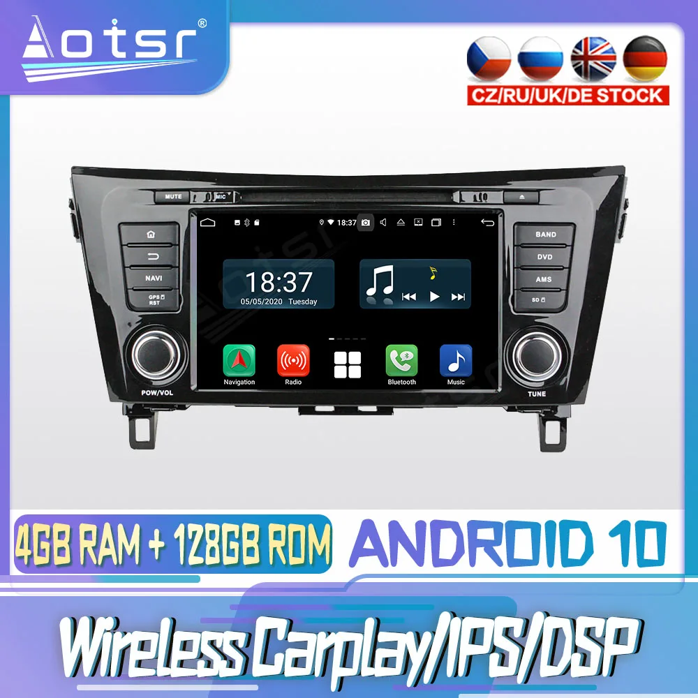 

Android 10 PX6 128G For NISSAN QashQai X-Trail 2014 + DVD GPS Navigation Auto Radio Stereo Video Multimedia Player HeadUnit 2din