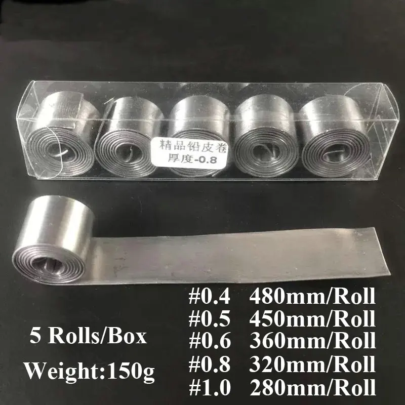 150g/box Sheet Strip Lead Sinker Tin Roll Supplies Fishing Accessories Tackle Weights For | Спорт и развлечения