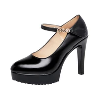 big size 32 43 stilettos platform shoes women pumps 2022 spring high heels shoes black formal office shoes model shoe