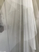 luxury 2 layer long bridal crystal veil bridal wedding accessories cathedral dress shawl handmade veil comb