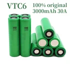 1-10 шт. оригинальный US18650 VTC6 литий-ионный перезаряжаемый аккумулятор 18650 для VTC6 30A 3000 мАч для Sony Игрушки Инструменты фонарик + бесплатная доставка
