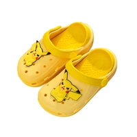 pok%c3%a9mon cartoon baby childrens hole shoes pikachu summer childrens sandals and slippers men and women baby