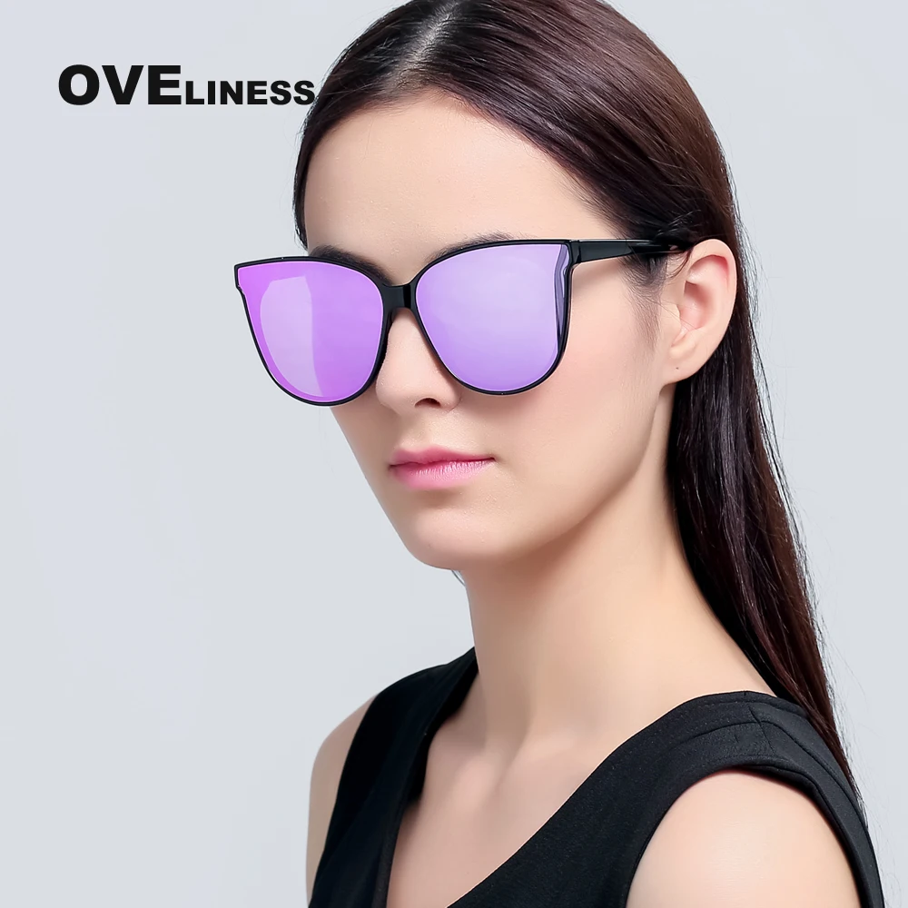 

tr90 ladies cat eye sunglasses shades glasses frame for women polarized vintage luxury sun glasses retro Women's sunglasses 2020