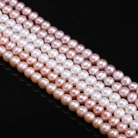new natural freshwater pearl necklace loose beads for jewelry making diy necklace bracelets gifts for girlfriends size 3 4mm