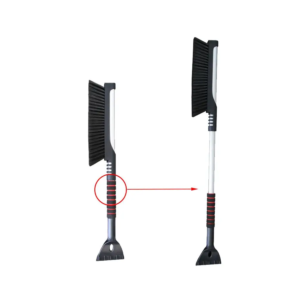 2 в 1 Автомобильный скребок для окна щетка снега и льда Выдвижная Лопата лобовое