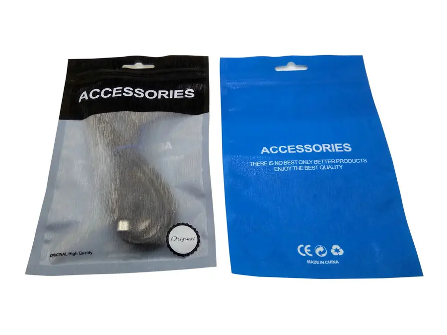 100 шт./лот 10 5*15 см прозрачная пластиковая упаковка на молнии для мобильного USB