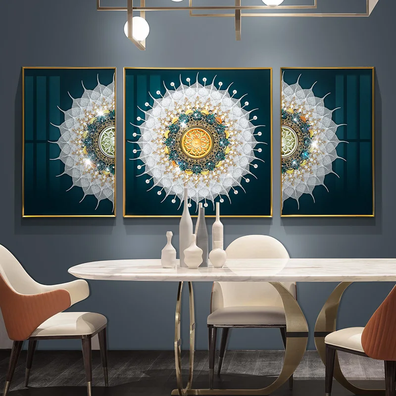 

Dropship Modern Sofa Background Wall Painting Painting Living Room Decoration Painting Porch Modern Minimalist Triple Mural
