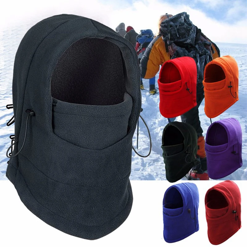 

Cycling Cap Ski Winter Windproof Cap Outdoor Sport Bib Cold Padded Hood Mask Plush Warm Hat Bike Bicycle Men Women Hiking Scarve