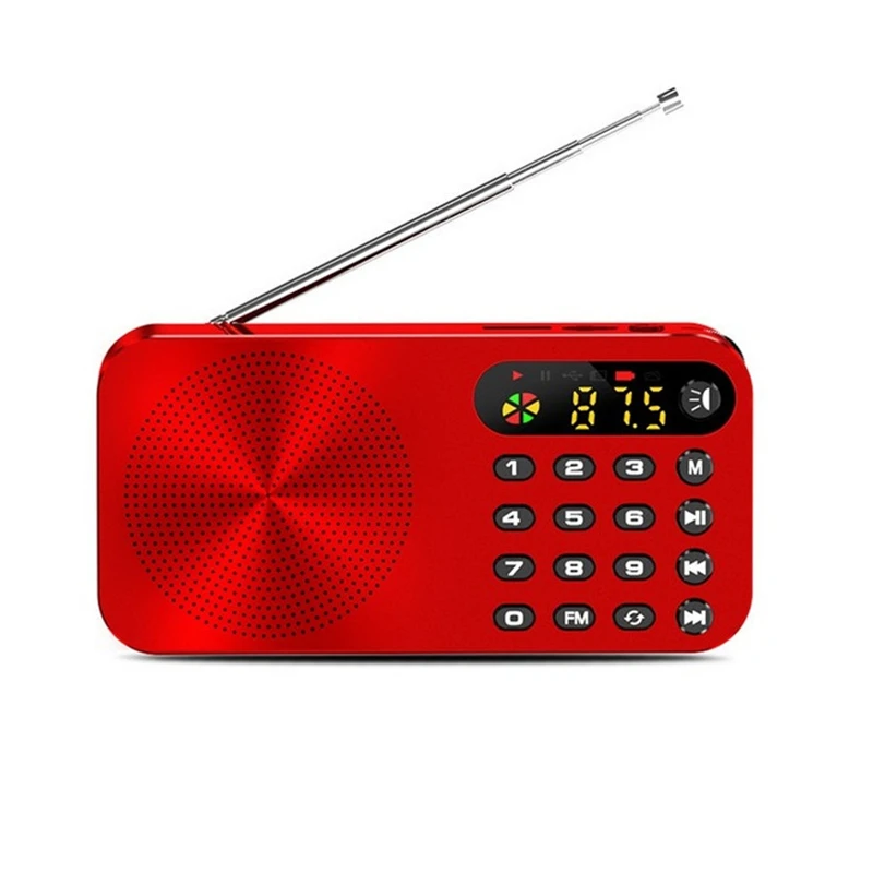 Многофункциональный Fm-радиоприемник Q6 аккумулятор 3600 мАч - Цена: 513.46