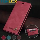 Матовый чехол для Xiaomi Redmi Note 10S 9S 10 9 8 8T 7 Pro Max 5G 9C 9A 9 NFC K30S K20 K40 8 8A 7A, кожаный флип-чехол с подставкой