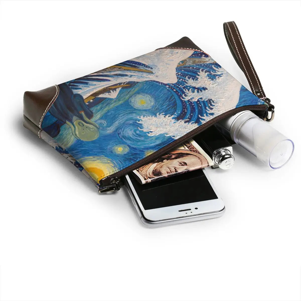 

New Luxury Women Clutches Bags Art Designer Evening Bags Women Leather Phone Money Bag Female Handbag bolsos Dropshipping