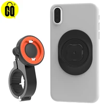 Universal Motorcycle Bike Mobile Phone Holder,Bicycle Phone Holder Quick Mount Stand,Aluminum Adjustable Bike Handlebar Bracket