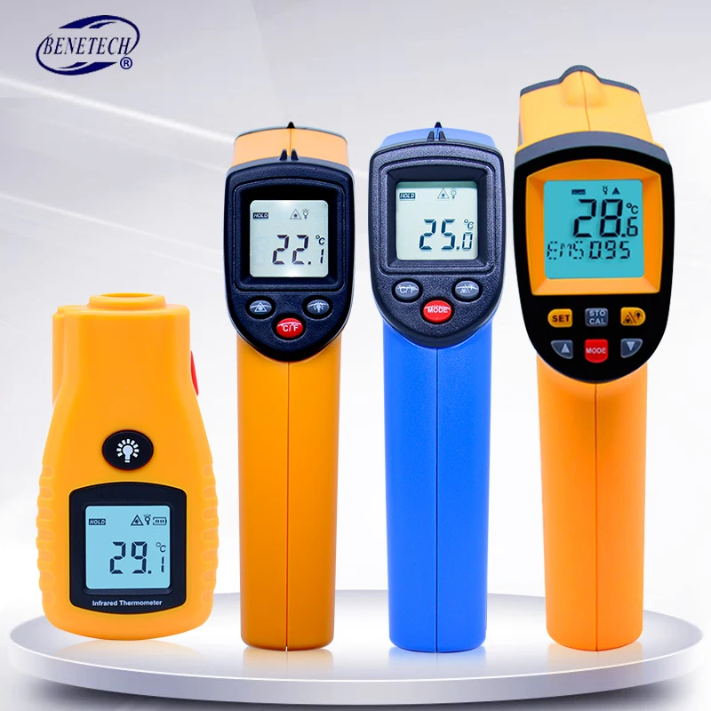 Benetech GM320 ~ GM900 Цифровой Термометр Пистолет Бесконтактный инфракрасный термометр